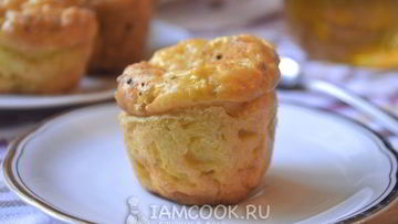 Рецепт Творожных маффинов с кабачком