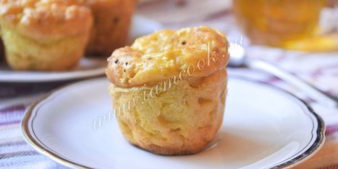 Рецепт творожных маффинов с кабачком