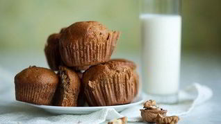 Рецепт Тыквенных маффинов с грецкими орехами