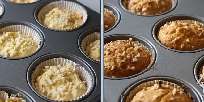 Рецепт ванильно-морковных маффины