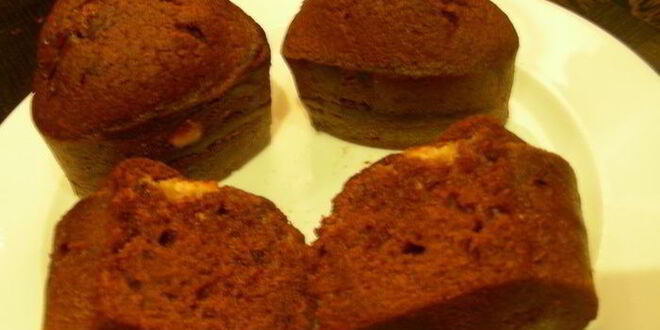 Рецепт воздушных маффинов из темного шоколада на пиве