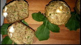 Рецепт Закусочных маффинов с руколой и фетой