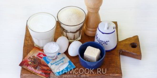 Рецепт классического манника на кефире