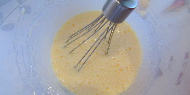 Рецепт лимонного манника с виноградом