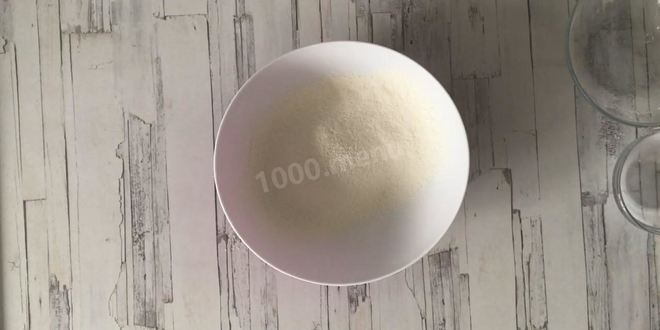 Рецепт манника без молока на сметане