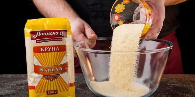 Рецепт манника клюква в шоколаде