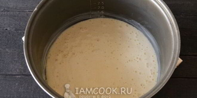 Рецепт манника на кефире без муки в мультиварке