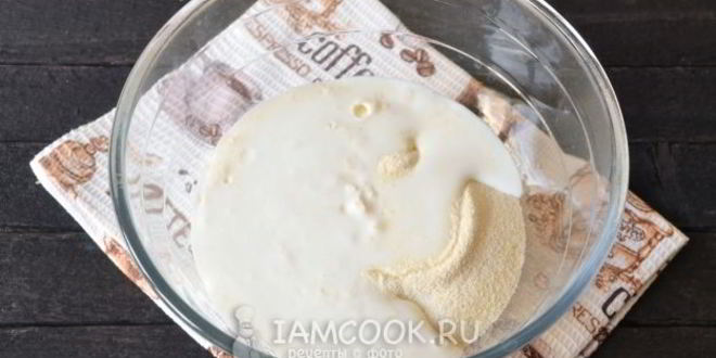 Рецепт манника на кефире без муки в мультиварке