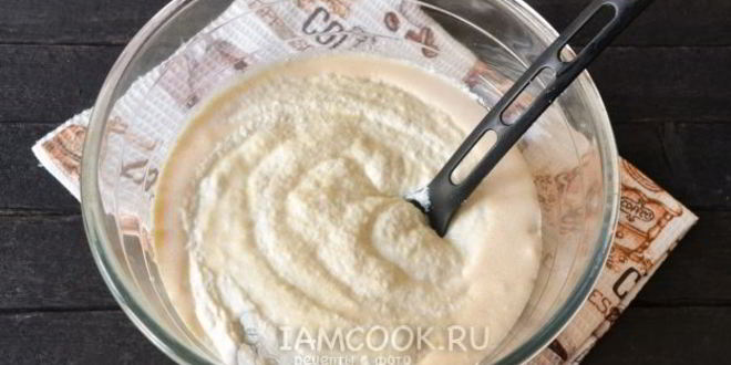 Рецепт манника на кефире без муки в мультиварке