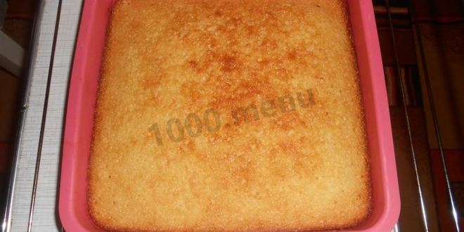 Рецепт манника на кефире без муки