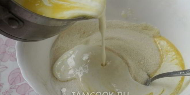 Рецепт манника на кефире без яиц