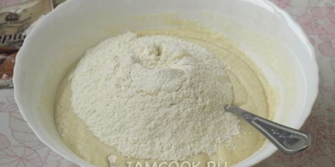 Рецепт манника на кефире без яиц