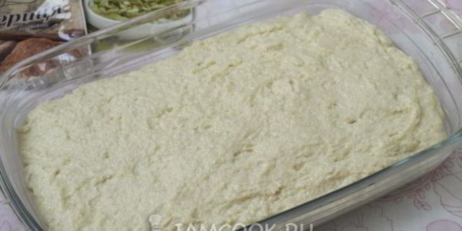 Рецепт манника на кефире без яиц