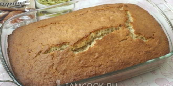 Рецепт манника на кефире без яиц