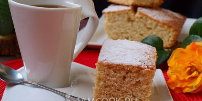 Рецепт манника на кефире без яиц