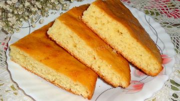 Рецепт Манника на молоке в духовке