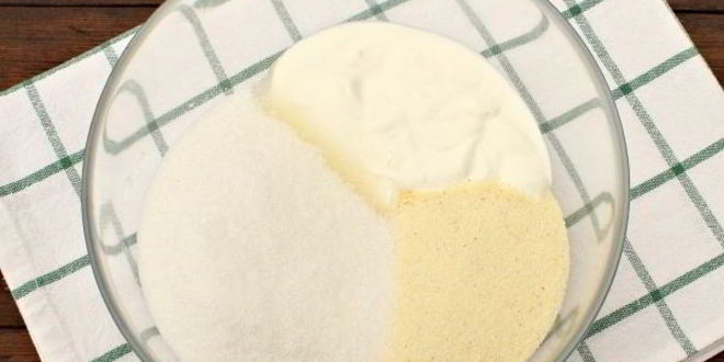 Рецепт манника на сметане без муки