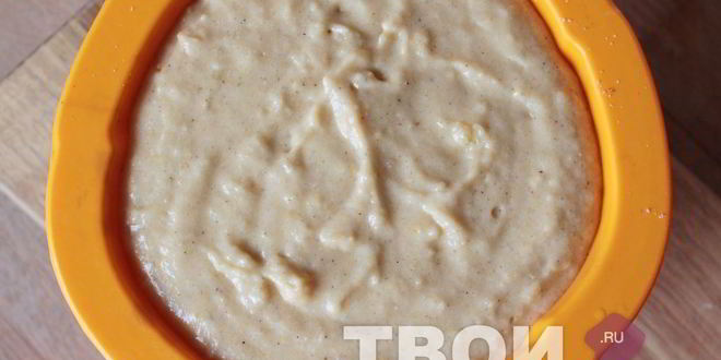 Рецепт манника на сметане