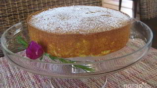 Рецепт Манника с апельсином и орехами