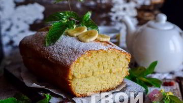 Рецепт Манника с бананами