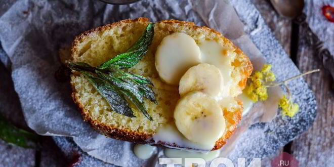 Рецепт манника с бананами
