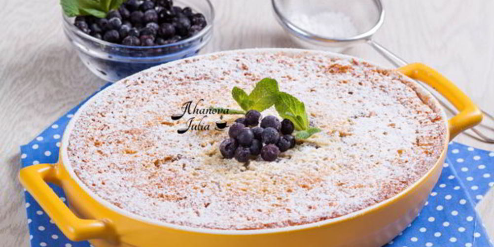 Как приготовить манник с черной смородиной