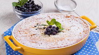 Рецепт Манника с черной смородиной