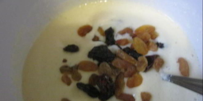 Рецепт манника с изюмом