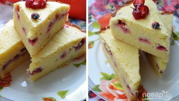 Рецепт Манника с клубникой