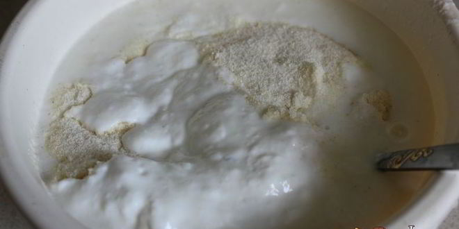 Рецепт манника с лесной клубникой