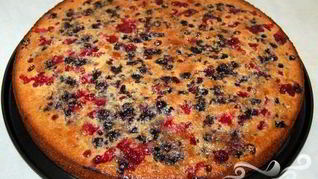 Рецепт Манника с лесными ягодами