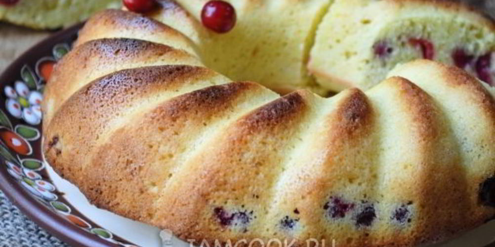 Как приготовить манник с вишней на кефире