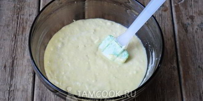 Рецепт манника с вишней на кефире