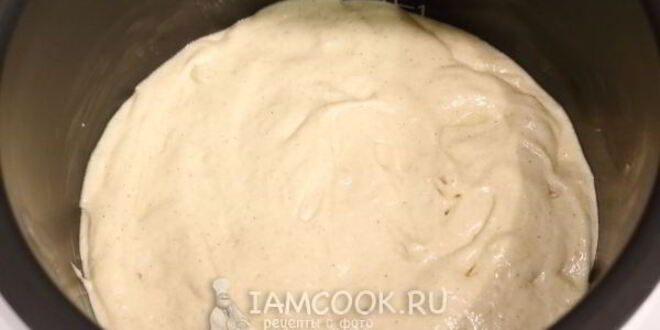 Рецепт манника с яблоками в мультиварке