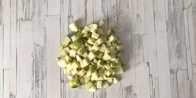 Рецепт манника с яблоками