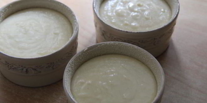 Рецепт порционного манника на молоке