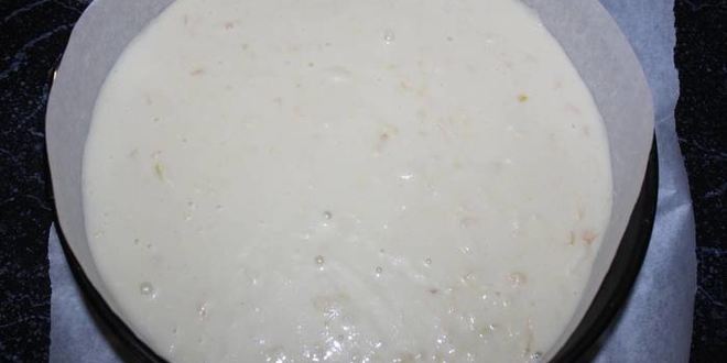 Рецепт постного манника с лимонной начинкой