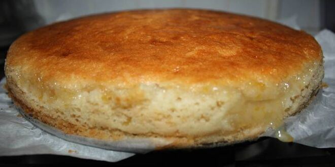 Рецепт постного манника с лимонной начинкой