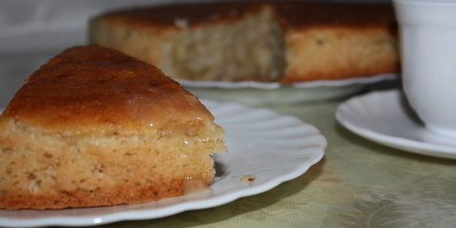 Рецепт постного манника с лимонной начинкой