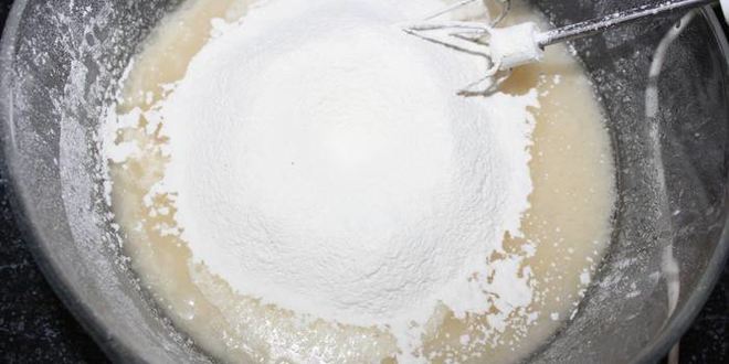 Рецепт постного манника с лимонной начинкой