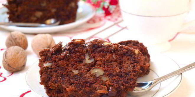 Рецепт постного шоколадного манника с изюмом