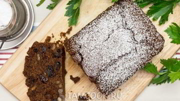 Рецепт Постного шоколадного манника с какао