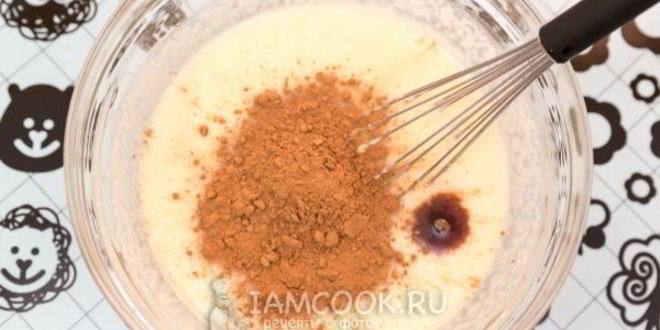 Рецепт постного шоколадного манника с какао