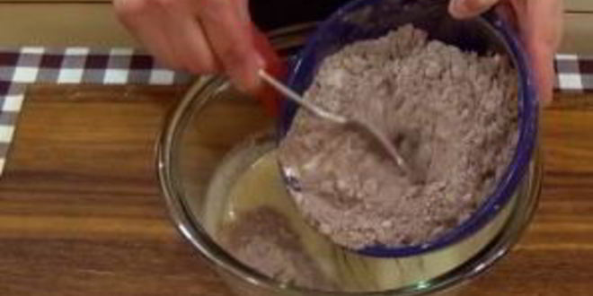 Рецепт постного шоколадного манника