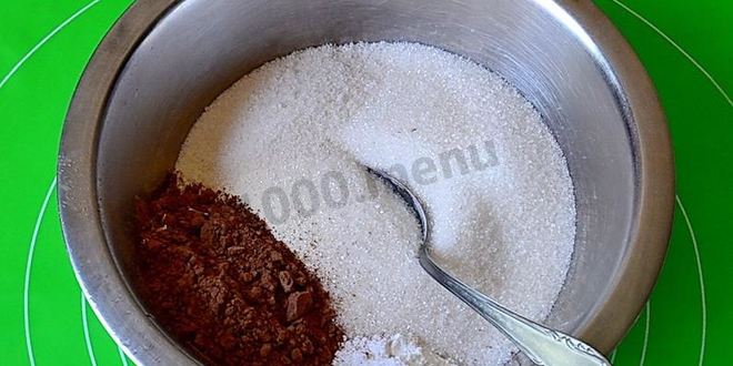 Рецепт шоколадного манника на кефире