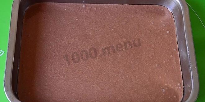 Рецепт шоколадного манника на кефире