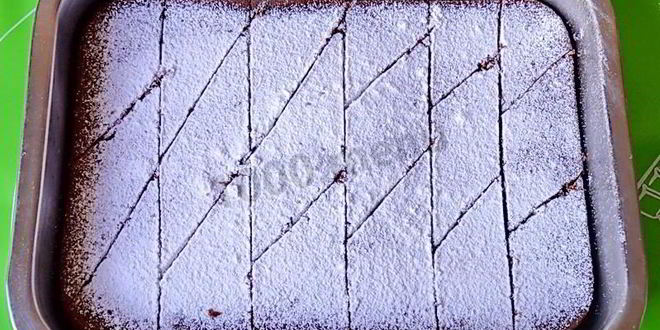 Рецепт шоколадного манника на кефире