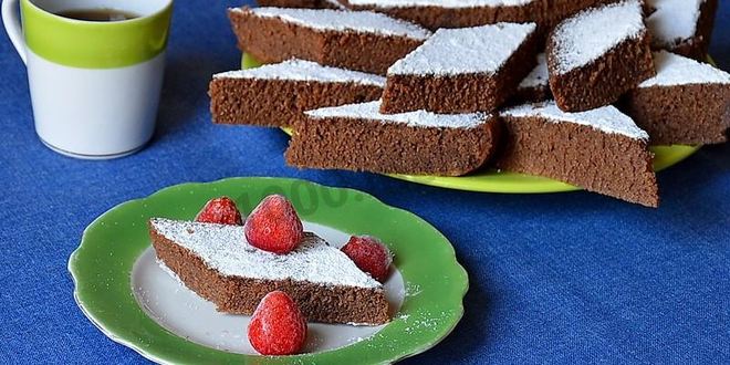 Рецепт шоколадного манника на кефире