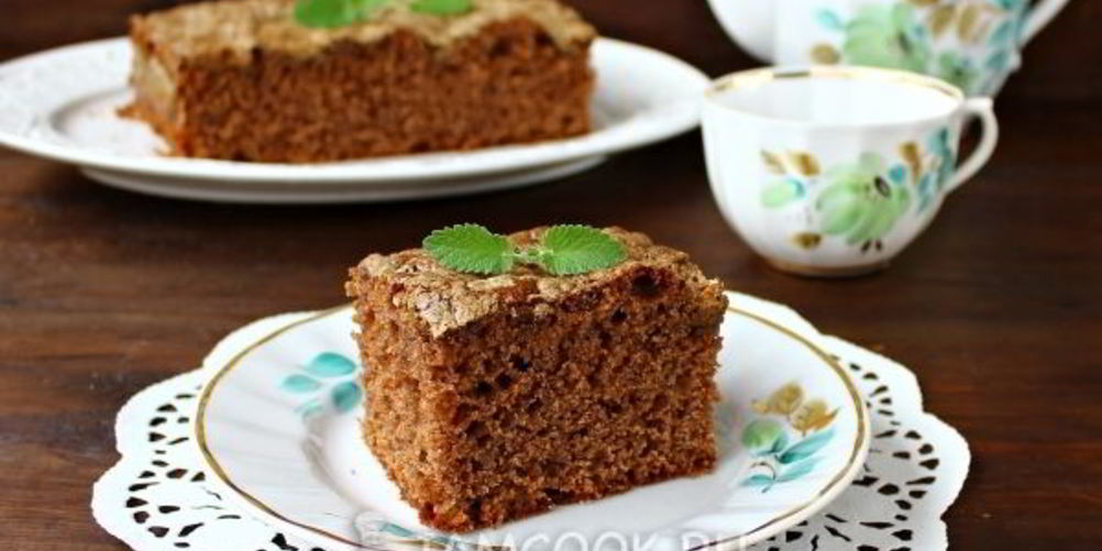 Как приготовить шоколадный манник с халвой