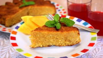 Рецепт Тыквенного манника с лимонной пропиткой